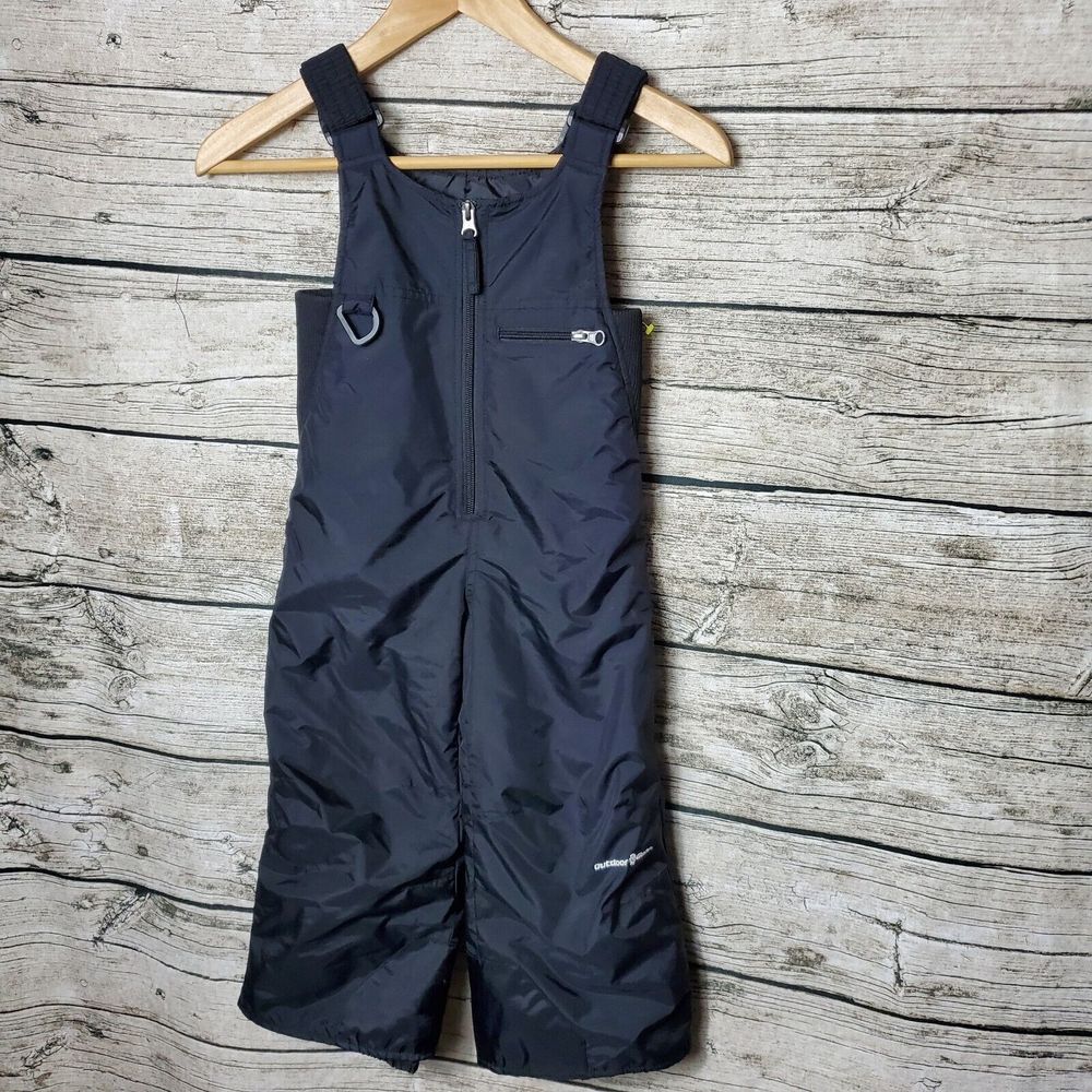Outdoor Gear Black Ski/snow bibs Unisex Size 4